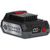 K&S Könner&Söhnen Batteria agli ioni di litio 20 V KS 20 V2-1, tensione nominale 20 V, capacità della batteria 2 Ah, batteria ricaricabile agli ioni di litio, peso netto 0,47 kg