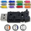 CLE USB FUN Chiavetta USB personalizzata con il tuo testo - il colore di tua scelta - USB 3.0 - 8 Go, 16 Go o 32 Go - un regalo originale e unico (16 GB, Nero)