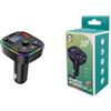ZMdooreasy Trasmettitore FM per auto wireless con due porte USB di ricarica USB A e USB C, riproduzione MP3/WMA da unità USB, supporto per chiamate in vivavoce, portata wireless 5 3, frequenza FM 87 5