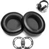 Voarmaks Cuscinetti auricolari in pelle di pecora di alta qualità compatibili con HE400 Hifiman HE500 HE4 HE5 HE6 HE5LE (paraorecchie + accessori di montaggio)