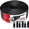 XIIW Cavo solare da 10 mm², 10 m, 10 mm², con presa solare da 65 A, cavo solare fotovoltaico impermeabile IP67, colore nero, per impianto di balcone, pannello solare, fotovoltaico a terra, senza