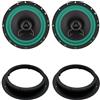 IPNOSIS Kit 2 Casse IP-01165 per Mercedes cl.A/B dal 2005 al 2012 con 2 Supporti Anteriori