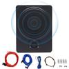 RUETERY Subwoofer da 8 pollici, 600 W, per auto, bassi attivi, bassi inferiori, con alloggiamento in alluminio, subwoofer da 12 V, spessore 70 mm, per auto, camion, camper