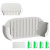TEHAOUU Supporto per Google TV Streamer 4K Box Staffa 2024 Google Streaming TV Box Holder Raffreddamento Prevenzione Surriscaldamento Anti Collisione Antiurto Doppia Opzioni di installazione (Kit