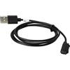 vhbw cavo di ricarica USB compatibile con Sony Xperia Z Ultra tablet - 100 cm nero, magnetico
