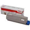 ECOPRO - Toner Originale per le stampanti OKI C824 C834 C844 - Ciano - da 5.000 Pagine A4 - Cod 47095703