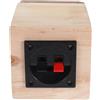 Garneck Cassa Altoparlante Per Auto E Camion Contenitore Vuoto in Legno Naturale Per Subwoofer Audio Veicolare Compatibile Per Installazioni Audio E Aggiornamenti