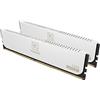 TEAMGROUP T-Create Expert CL32 - Modulo di memoria DDR5 da 32 GB (2 x 16 GB) 6400 MHz (PC5-51200), compatibile con Intel XMP 3.0 e AMD Expo, colore bianco, CTCWD532G6400HC32ADC01