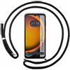 Tumundosmartphone Custodia a sospensione trasparente per Samsung Galaxy Xcover 7 5G con cordino nero
