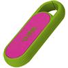 SBS mini speaker wireless, portatile e compatto con design POP, 2W di potenza, per iPhone, Samsung, Oppo, Xiaomi, Huawei, gancio per cintura, cavo di ricarica incluso, verde