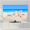 Hixingo Copertura Antipolvere per TV, Motivo Stella Marina 3D Copri Televisore 32-80inch Copertura Televisore Cover TV Elastica Copri TV Protezione TV Universale (37-39inch,Spiaggia sabbiosa)