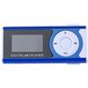 Worparsen Mini lettore musicale MP3 clip schermo LCD supporto USB 16GB micro SD card portatile lettore multimediale musicale digitale blu