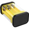 Wilgure Alloggiamento PowerBank ABS Trasparente Per Batterie 18650 Con 6 Slot E 22 5 W Per Progetti E Soluzione di Ricarica Portatile Senza Saldatore