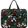 ENEN Custodia Borsa per Laptop con Manici, Compatibile con 10-17 Pollici Computer Portatile, Custodia Protettiva PC in Neoprene Elastico Impermeabile Sleeve per Laptop (17'',Insetti fiori)