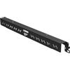 Stalflex Pannello LED 19 Pollici 1U per armadio rack - Classe energetica F - Montaggio a rack per scaffale rack e armadio dati - Un utile gadget per l'armadio di rete