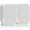 Artsound UNI30, set di 2 diffusori passivi, diffusore HiFi a 2 vie, 20-60 watt, montaggio a parete con snodo sferico, adatto a spazi fino a 40 m² come cucina, bar, magazzino, colore: bianco.