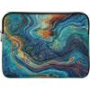 Cgiub Blue Swirls - Custodia protettiva per computer portatile da 15-16 pollici, antiurto, per computer portatile, per notebook, tablet, 40 x 30 x 2 cm