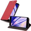 Cadorabo Custodia Libro per OnePlus 5 in ROSSO MELA - con Vani di Carte, Funzione Stand e Chiusura Magnetica - Portafoglio Cover Case Wallet Book Etui Protezione