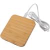HEALSOPTHY Stazione di Ricarica Wireless in Legno di Bamboo Caricatore Portatile con Tecnologia Qc Pd Dual Protocol Pad per Smartphone Tablet e Orologi per Casa e Ufficio Riduce Ingombro Cavi