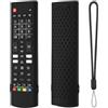 Generic Custodia protettiva adatta per LG AKB75375604 AKB75095302 AKB73715601 per LG AKB Series Smart TV Remote Cover in silicone morbido (nero)
