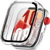 KNOXS Cover Compatibile con Huawei Watch Fit 4 con Protezioni per Schermo, Rigida PC Bumper Anti Graffio Case HD Sottile Pellicola Protettiva (Trasparente)