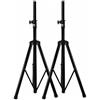 SHARD-LAB 2 PEZZI COPPIA STATIVI TREPPIEDE CAVALLETTO SUPPORTI CASSE ACUSTICHE UNIVERSALI STANDARD