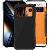 KJYFOANI Cover per Doogee V20S Custodia, Nero Morbido Silicone Ultra Sottile TPU Case Anti-Graffio Antiurto Bumper Protezione Guscio per Doogee V20S (6.43) - Semplice