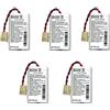 My Brand Maxxistore® - Batsecur batteria pila litio bat05 3,6V 5,4 A compatibile Logisty Daitem (5 Pezzi)