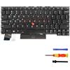 LIAN MO Tastiera di ricambio compatibile con Lenovo ThinkPad X13 Gen1 Yoga X390 X395 Yoga Con retroilluminazione (US)