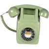 YIUPEDRFG Telefono da parete vintage Clear Sound, modello antico, Per unico, per ufficio, bar, sala da pranzo, soggiorno, telefono parete retrò, modello antico, vintage, Verde, 22x14.5x9 cm