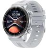 HOCO Smartwatch Y31 - con Chiamate Bluetooth, Notifiche Messaggi, Cardiofrequenzimetro, Saturazione Ossigeno, Monitor Sonno, Display Full Touch, Compatibile con Android e iOS (Bianco)