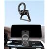 MaserWeller Supporto per telefono da auto per BMW Serie 5 2017-2023, rotazione a 360°, compatibile con MagSafe, il supporto per telefono cellulare non influisce sulla presa d'aria