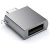 SATECHI Adattatore Convertitore Connettore Alta velocità Tipo C in Alluminio da Maschio a Femmina USB 3.0 per MacBook Pro 2016/17, MacBook 2015/16/17, Chromebook e Altri dispositivi USB-C