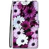 Nodigo-EU per Motorola Edge 30 Neo Cover a Libro Pelle PU Portafoglio Magnetica Custodia con Disegni Animale Motivo Antiurto Flip Protettiva Silicone Bumper Belle Kawaii Case - Margherita