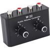 Jectse Controller del Volume Audio da 3,5 Mm, Scatola di Controllo del Volume della Linea in Lega di Alluminio, Attenuatore di Controllo del Volume Audio Stereo con Regolazione del