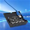 Ausla Pannello Anteriore USB 3.0, Scheda di Espansione PCI Express, 4 Porte USB, Adattatore per Unità Floppy