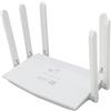 Jectse Router Wifi 6 Wireless, Router Internet 4G CPE LTE 300MBPS con Slot per Schede SIM, 6 Copertura di Antenne per Casa e Ufficio, Supporta FDD, TDD e WCDMA