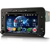 Erisin 8-Core 4GB+64GB Android 16 Autoradio GPS Navigator per Alfa Romeo Brera 159 Sportwagon Spider Bluetooth Schermo CarPlay Android Auto DSP WiFi 4G OBD2 USB DAB+ RDS FM CD DVD Comandi al volante