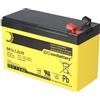 Akkuman.de Akkutechnik vom Fachmann Batteria adatta per ABUS BT2070 12 V 7,2 Ah VD e altre applicazioni come corrente di emergenza e UPC UPS