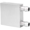Bewinner Blocco di Raffreddamento Ad Acqua, Dissipatore di Calore CPU in Alluminio per PC Portatile (40 * 40 * 12mm)