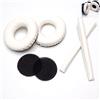 Voarmaks cuscinetti per le orecchie in colori arcobaleno, cuscinetti per archetto, compatibili con Sennheiser HD25, HD250BT, HD25-ll HD25S, Il HMD25, coperture in schiuma (set bianchi)