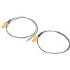 fasient1 Cavo Femmina da 2 Pezzi IPEX 4 a RP-SMA, Antenna RP-SMA a Scheda di Rete Bluetooth Wireless NGFF/M.2, Supporto NGFF 802.11a, 802.11b, 802.11g, 802.11n, 802.11ac, 8265, 5B222, Ecc.