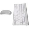 Generic Kit Tastiera e Mouse Wireless Intelligente Tastiera e Mouse Wireless Combo Ultra Sottile Topmate 2.4G Set Silenzioso Tasti Wireless Tastiera e Mouse Compatti Sottili, Leggeri e