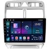 WOMGKDA 9 Pollici Android 13 Autoradio per Peugeot 307 307CC 307SW 2004-2013 Navigazione GPS Touch screen con Bluetooth SWC FM RDS Radio AHD WIFI DVR Ventola di raffreddamento(2+32G)