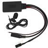 Qiilu Adattatore Bluetooth adattatore per cavo modulo bluetooth 12v MP3 per auto Bluetooth con kit microfono adatto per W169 W221 W251 W245