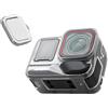 Generic Custodia Protettiva per Insta360 Ace Pro 2, Custodia Morbida Copertura in TPU con Copriobiettivo per Ace Pro 2 Action Camera (Trasparente)