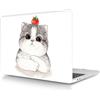 HLAAJJX Custodia per Macbook Air 13 pollici 2017 2016 2015 2014 2013 2012 2011 2010 Pubblicazione Modello A1466 A1369, Copertina Rigida in Plastica Protettiva, gatto