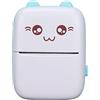 Annadue Mini Stampante Portatile C9, Stampa su Carta Termica 57x30mm, Stampa a Inchiostro, Stampante Wireless Bluetooth 200 DPI, Viene Fornita con Taglierina, per Bambini Amici