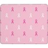asbwuo Tappetino per mouse in gomma antiscivolo impermeabile con nastro bianco e rosa per la sensibilizzazione sul cancro al seno, articoli per ufficio, 7 x 8,6 pollici