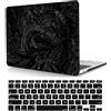 HLAAJJX Custodia per Macbook Pro 15 pollici 2015 2014 2013 2012 Pubblicazione Modello A1398 con display Retina, Copertina Rigida in Plastica Protettiva e Tastiera Cover, Nero